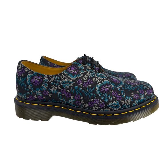Dr. Martens 1461 Oxford Shoes Floral Jacquard Women's US 10, Mens 9 RARE! - Picture 1 of 11